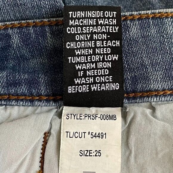 Prosperity Womens Jeans Size 25 Blue Mid Rise Ankle Stretch Skinny Denim NEW! - Picture 9 of 15